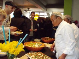 Le buffet des stagiaires