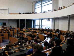 l'hémicycle du Parlement Bruxellois